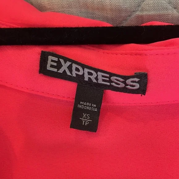 Express button down collared blouse. Size XS - Picture 4 of 4